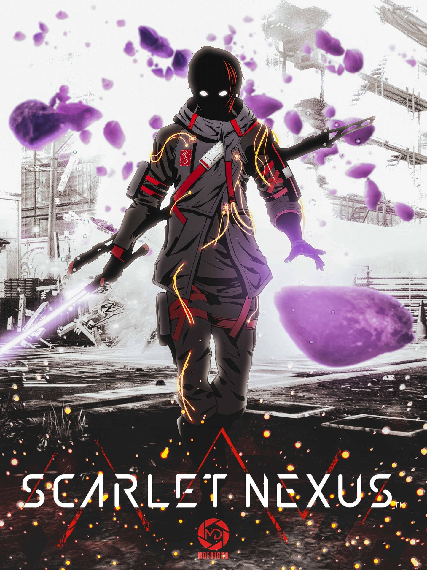 Scarlet Nexus Yuito Osf Poster Background