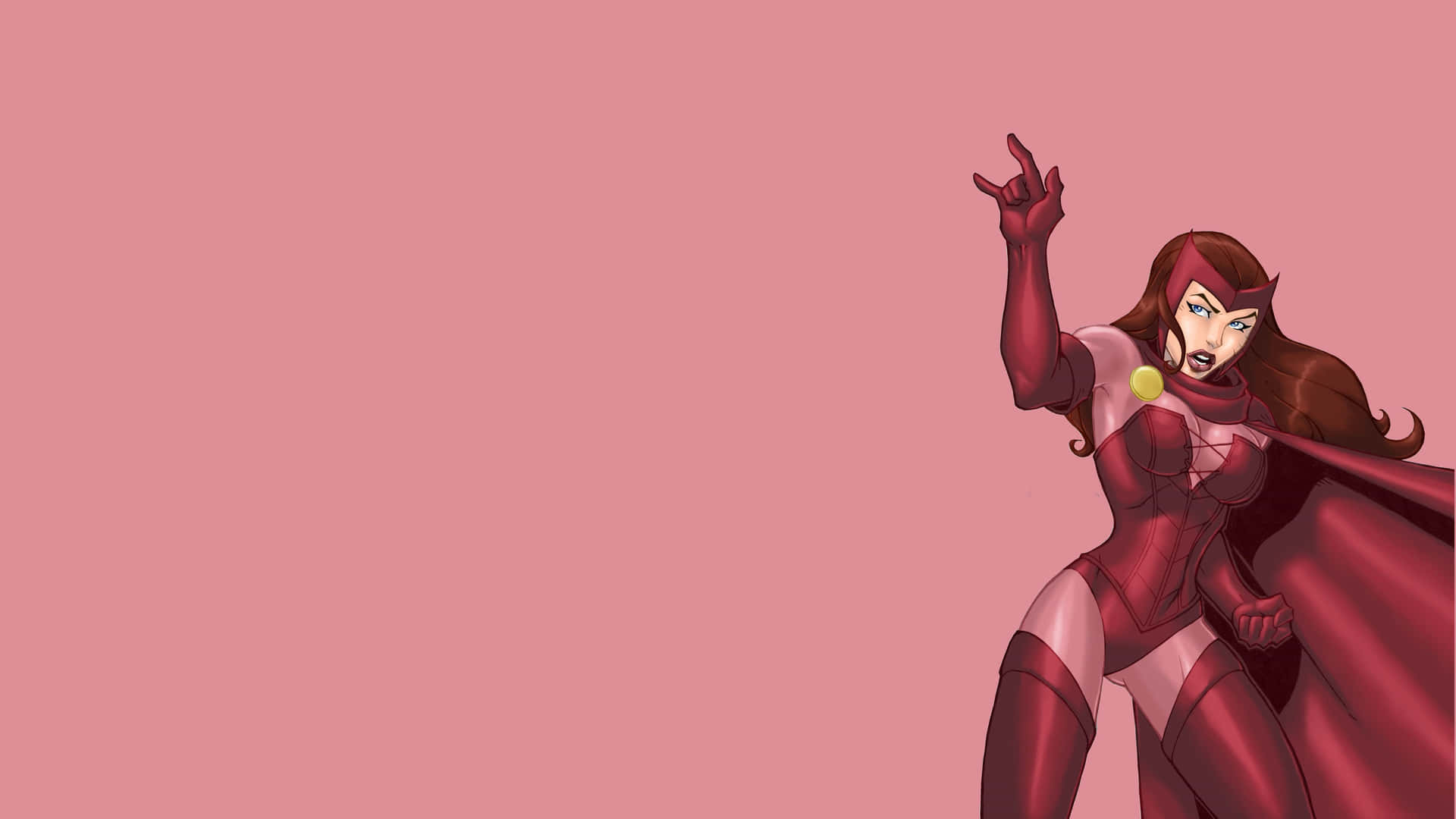 Scarlet Witch 8k – Unleashing Her Power Background