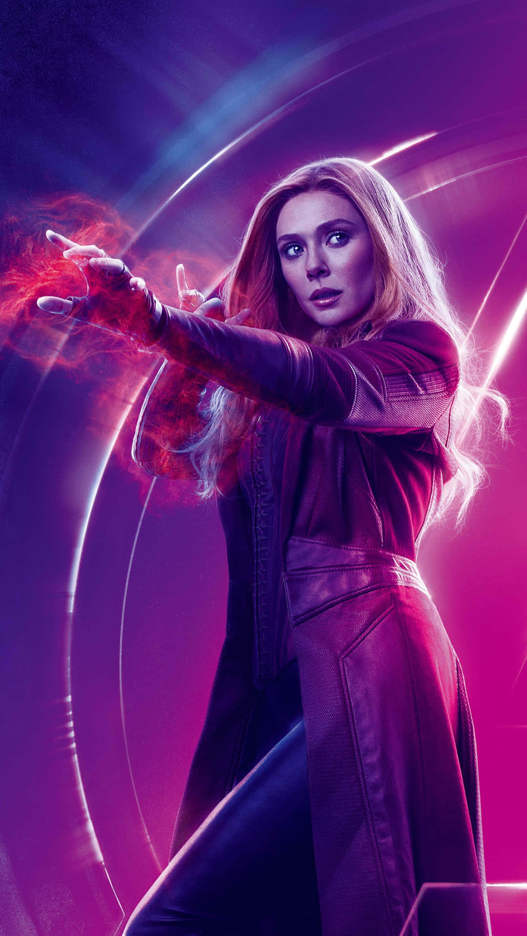 Scarlet Witch As Seen In The Marvel Cinematic Universe In 8k Resolution Background