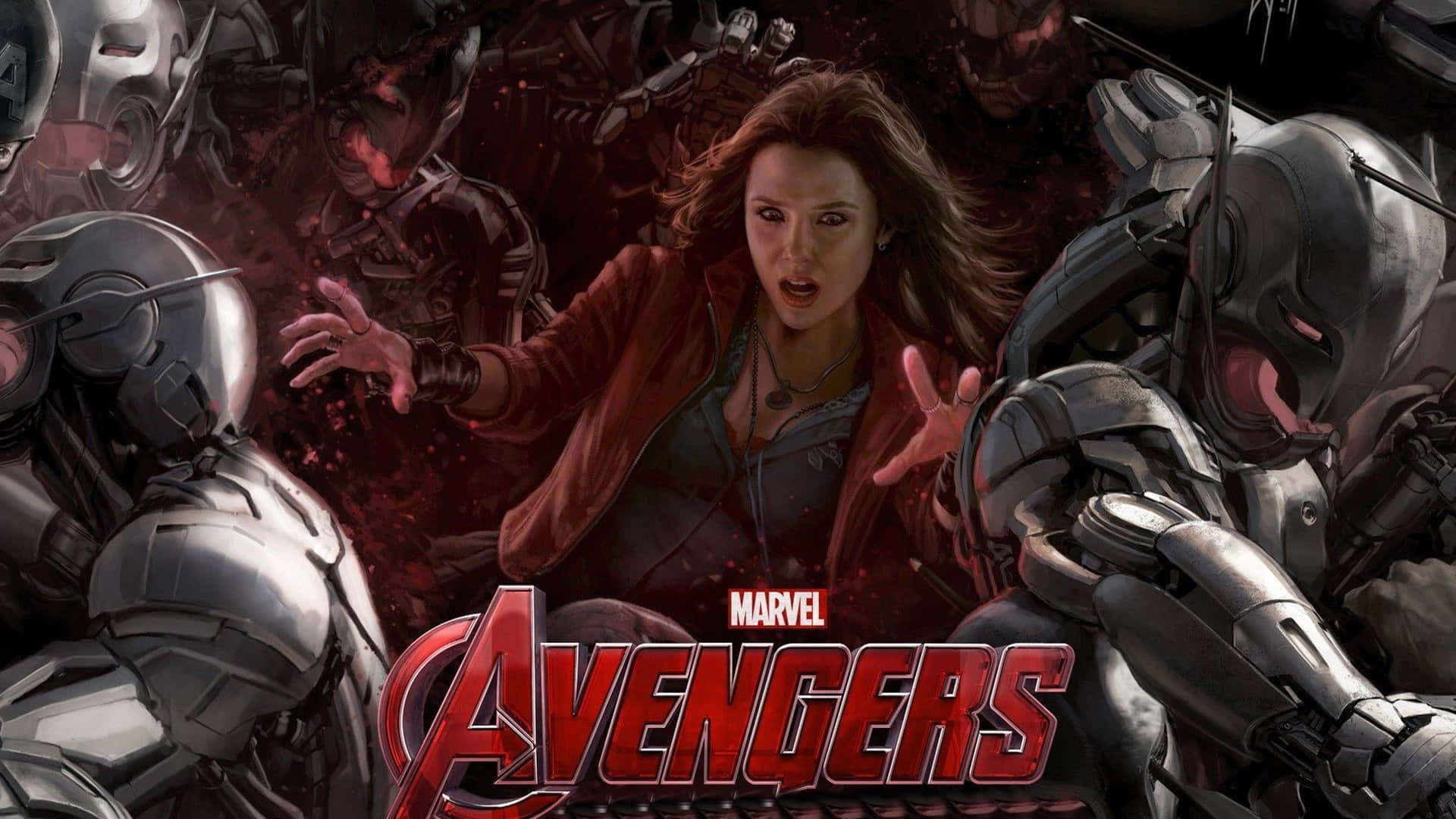 Scarlet Witch Fights 8k Background