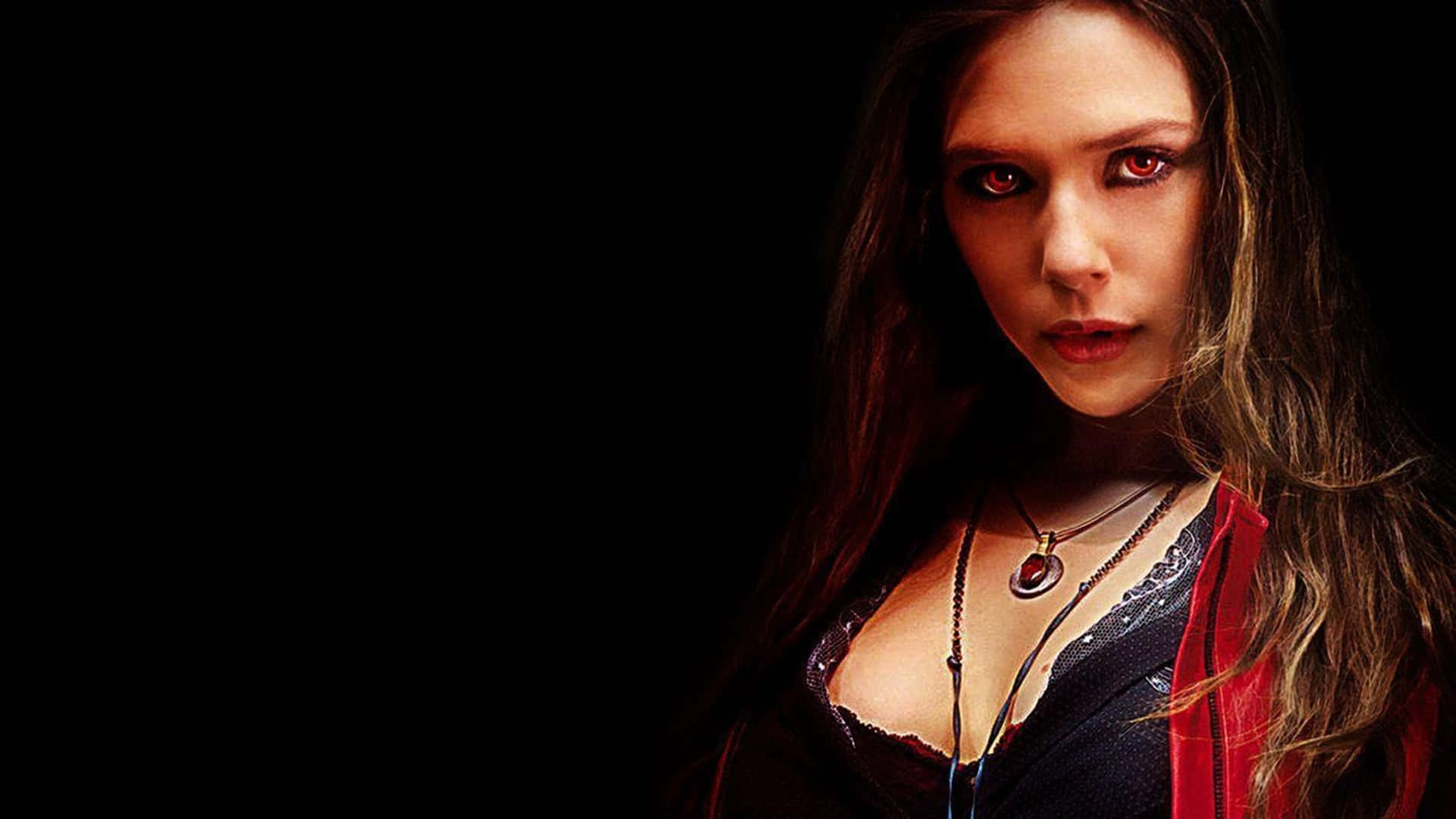 Scarlet Witch Glaring Eyes 8k Background