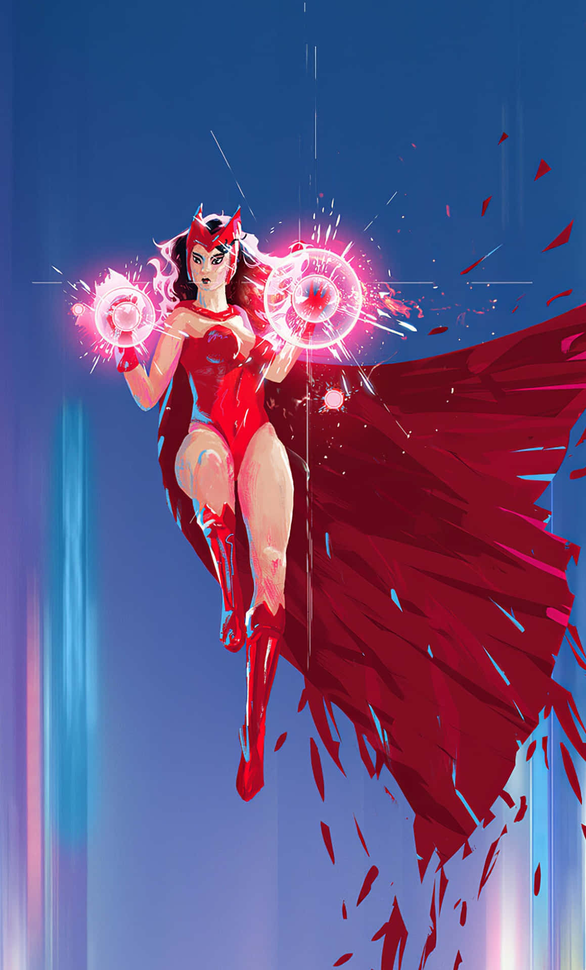 Scarlet Witch Magic Display Background