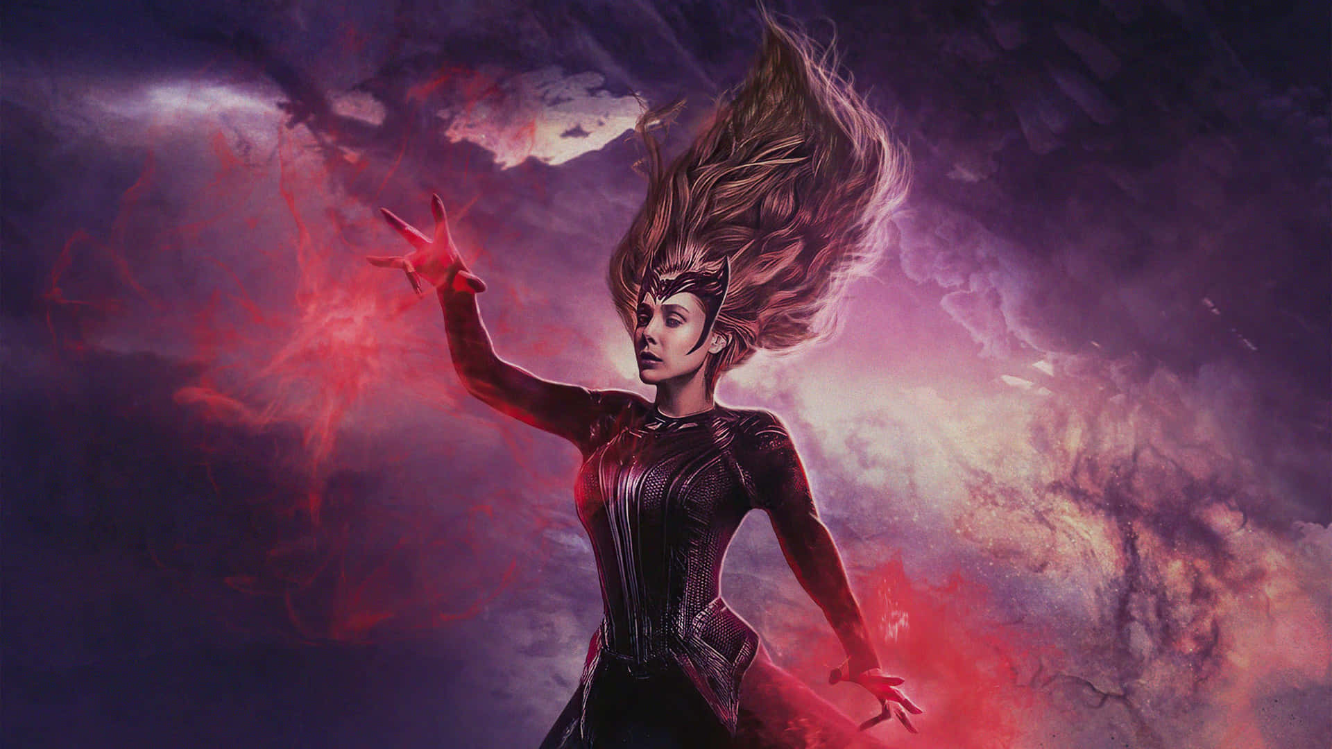 Scarlet Witch Magic Display Background