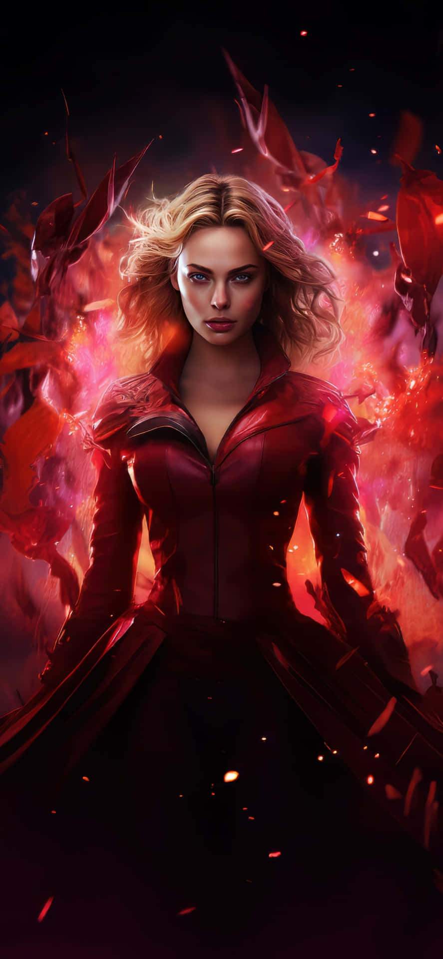 Scarlet Witch Majestic Power Background