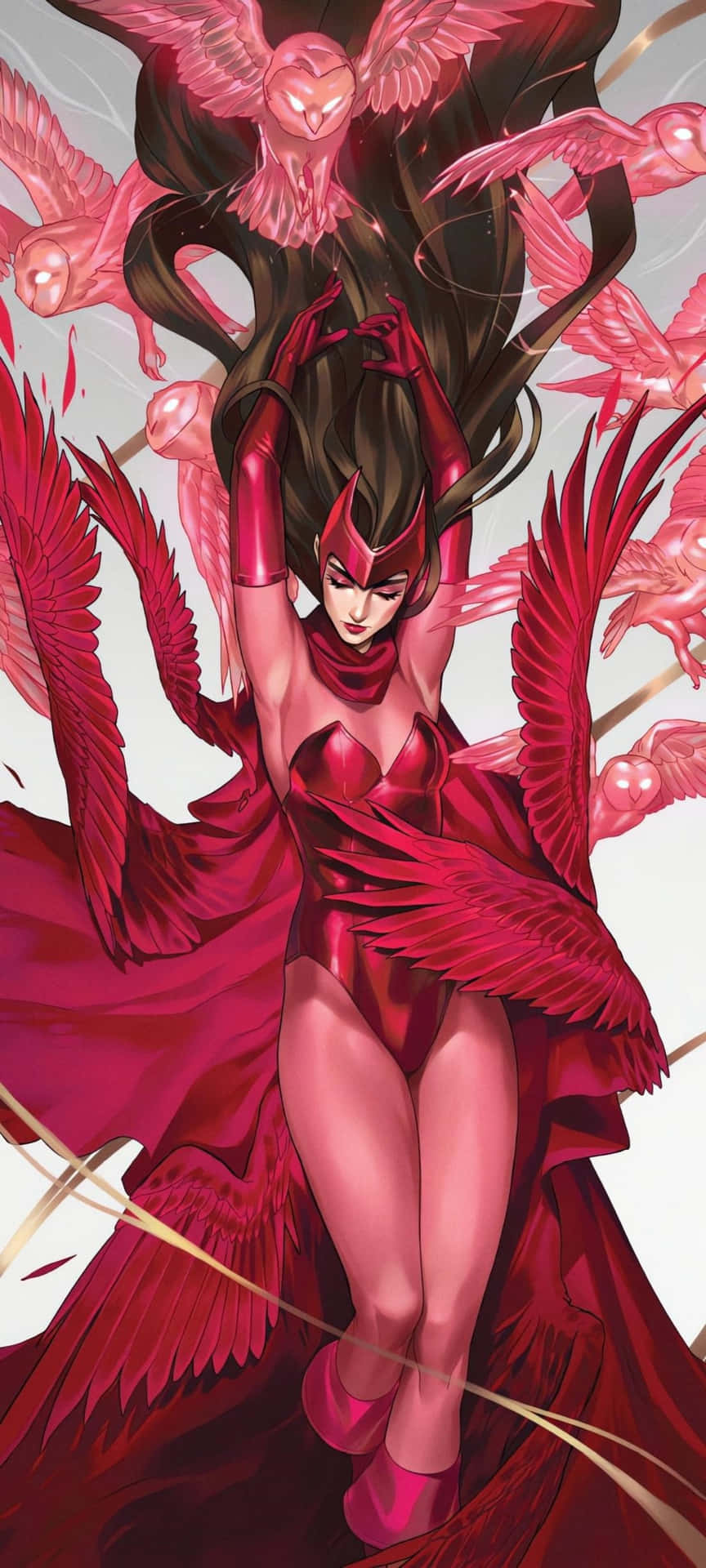 Scarlet Witch Majestic Power Background
