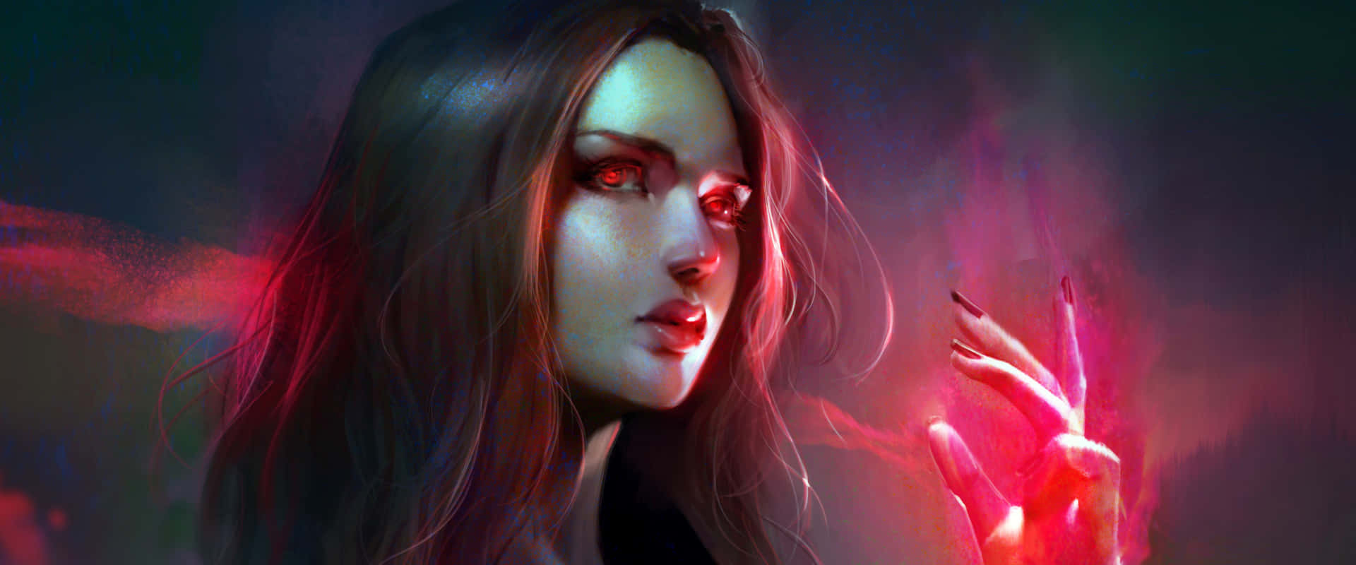 Scarlet Witch Mystical Power Artwork