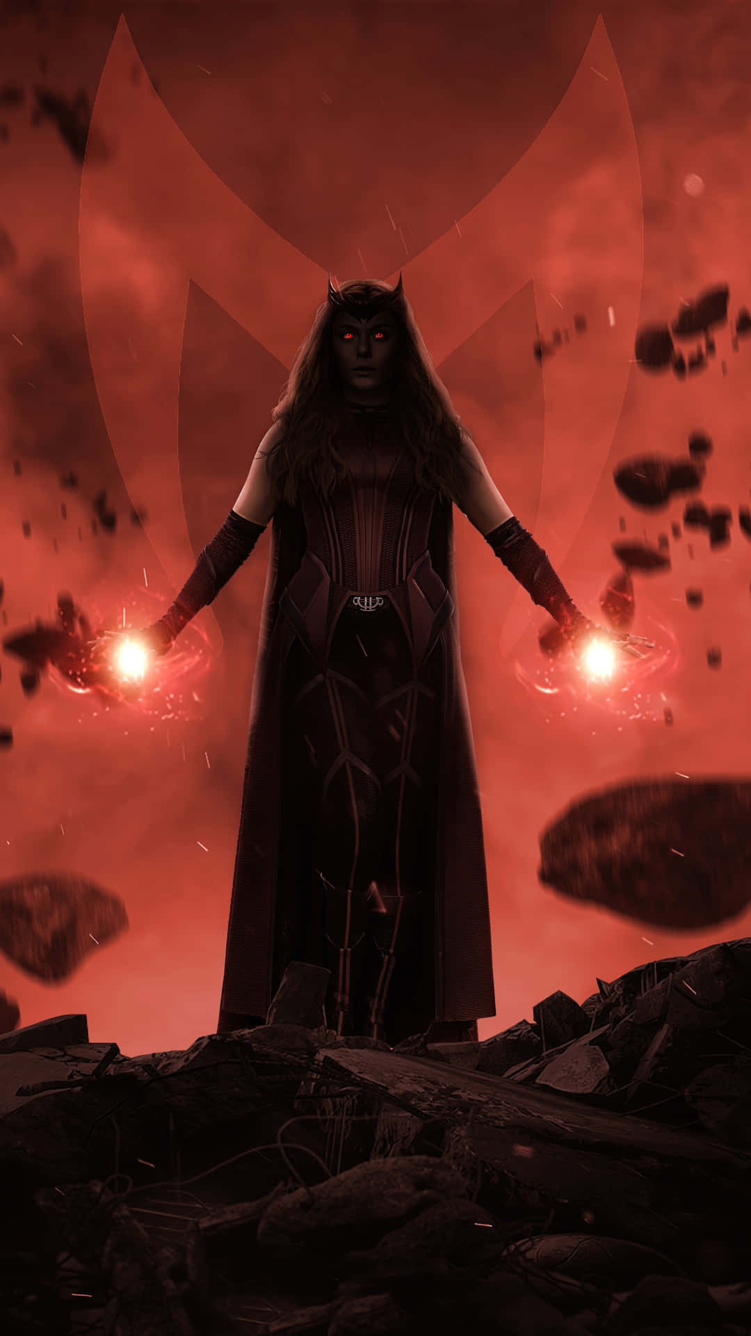 Scarlet Witch Power Display Background