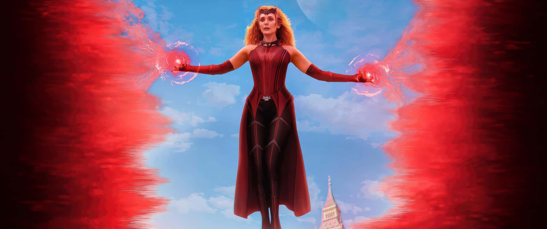 Scarlet Witch Power Display Background