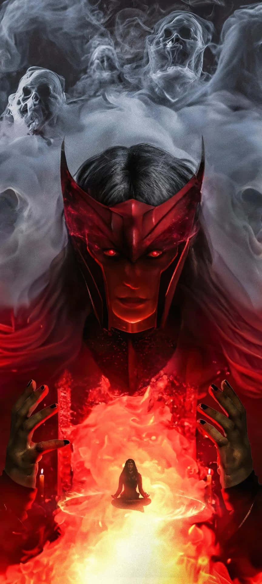 Scarlet Witch Power Manifestation Background