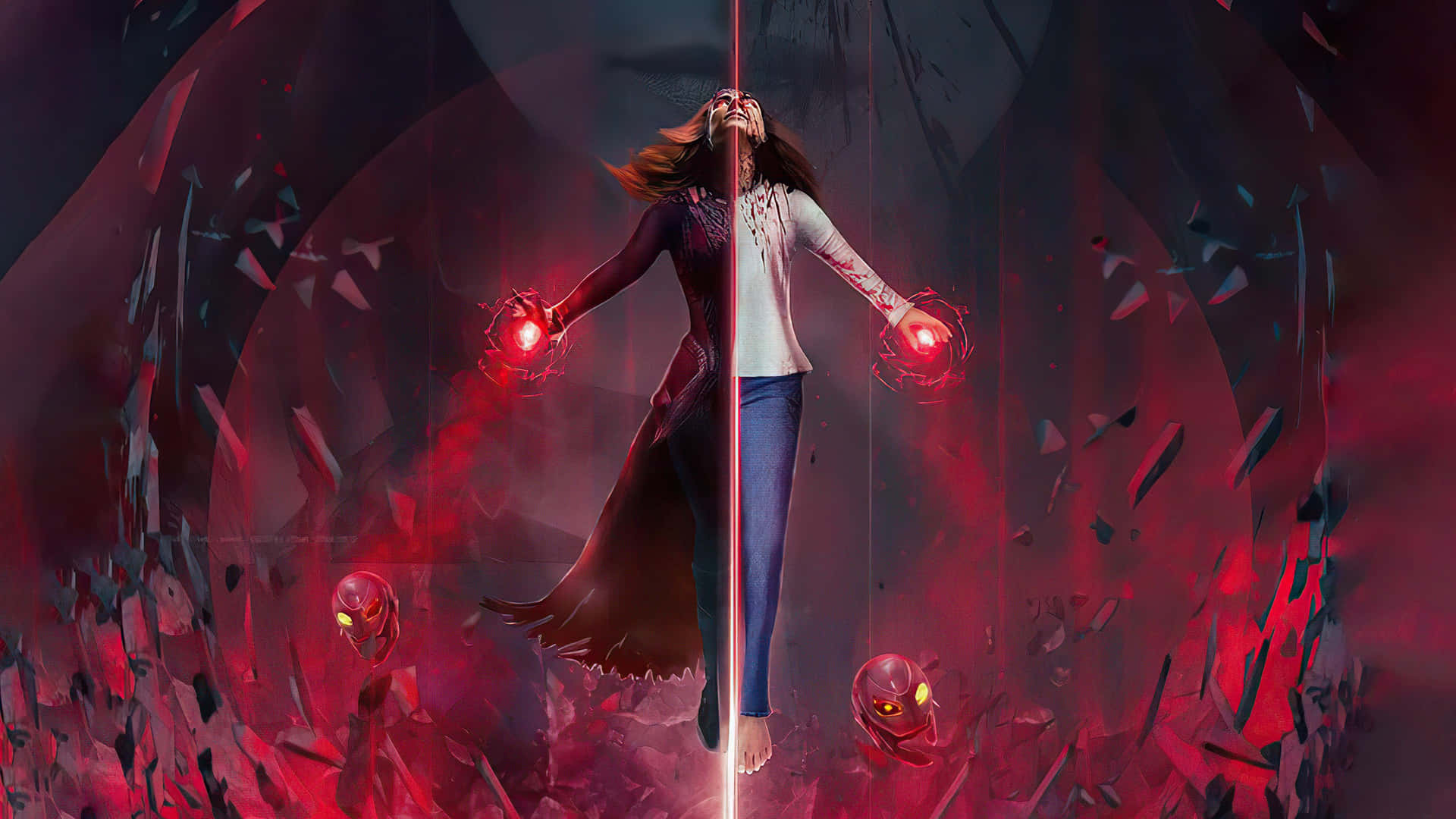 Scarlet Witch Power Unleashed Background