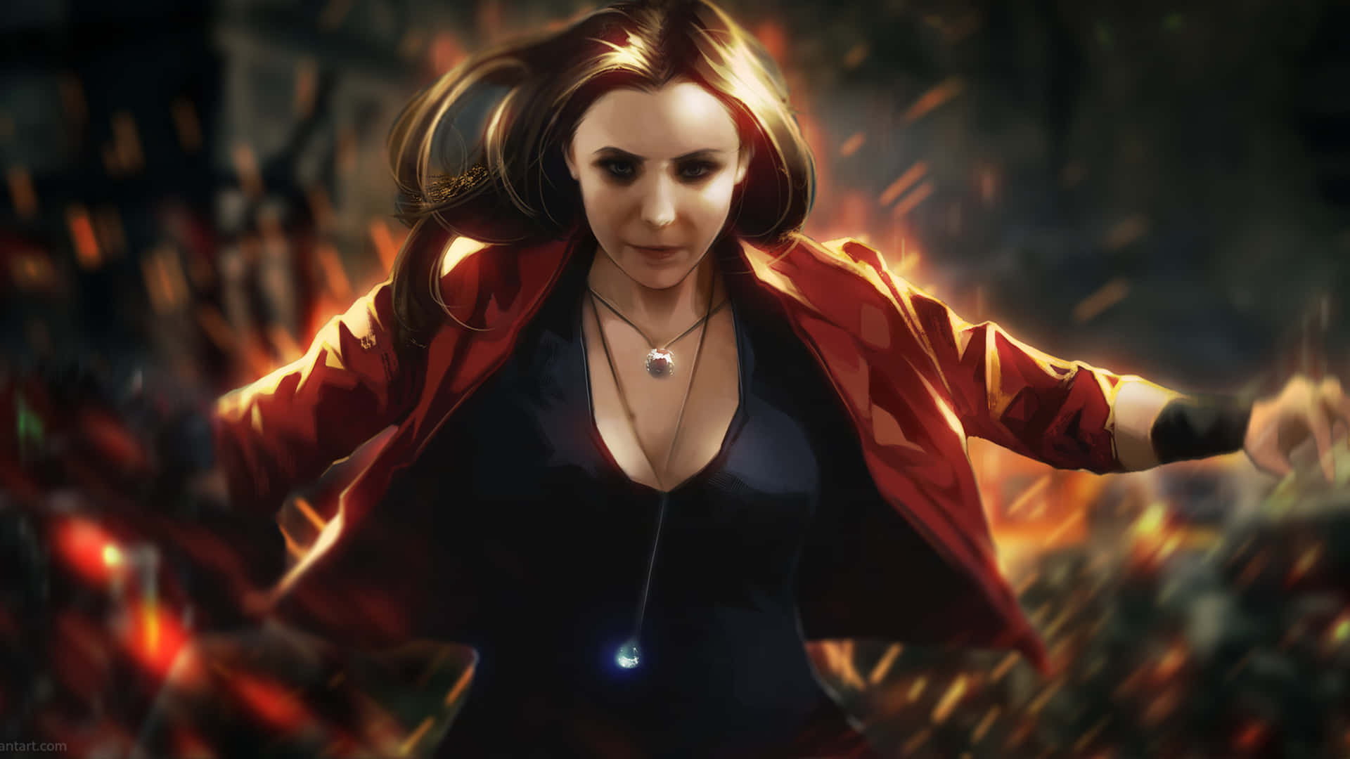 Scarlet Witch Telekinesis 8k Background