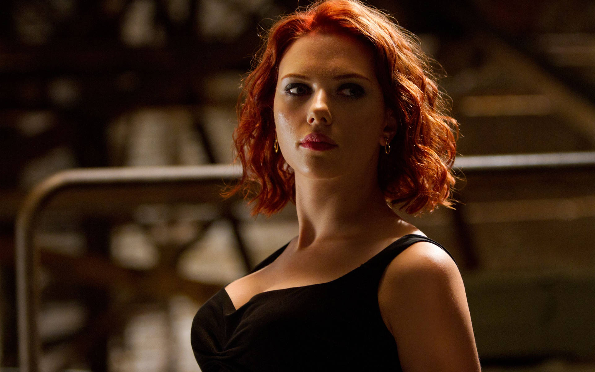 Scarlett Johansson As Black Widow Background