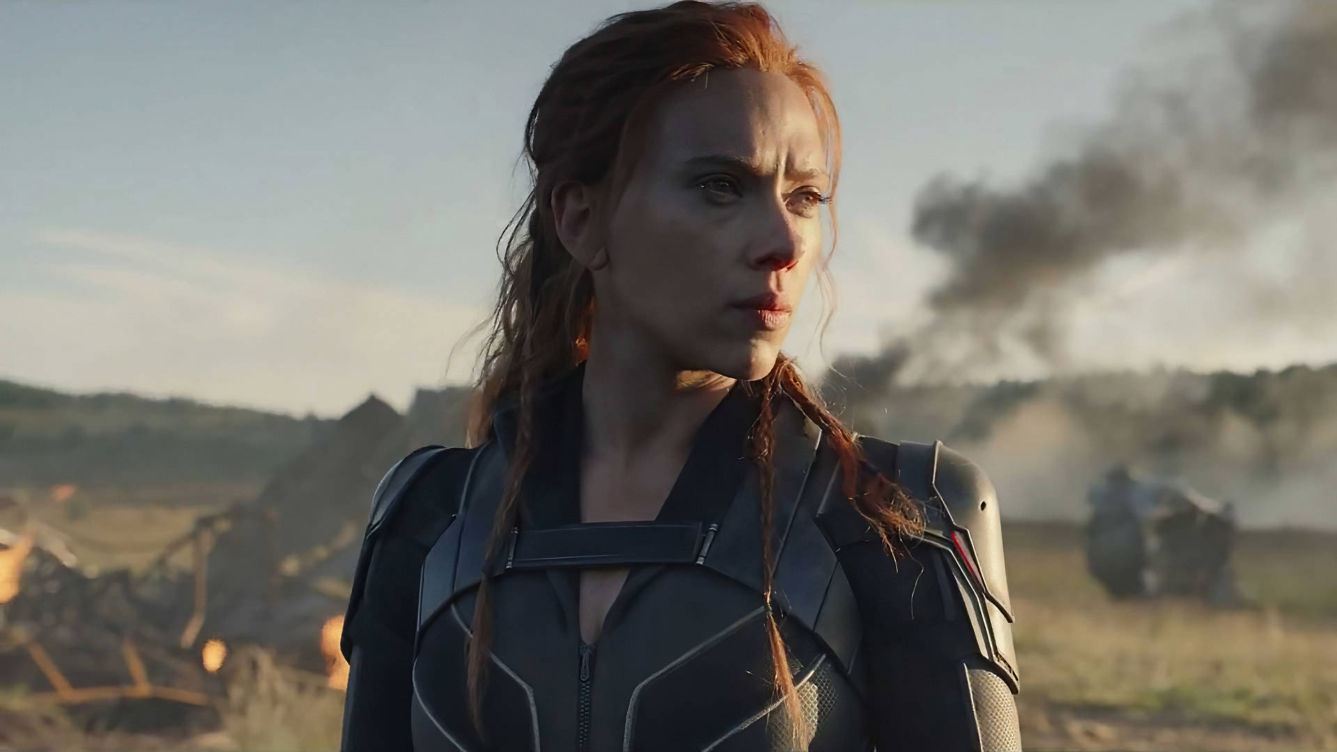 Scarlett Johansson As Marvel's Black Widow Background