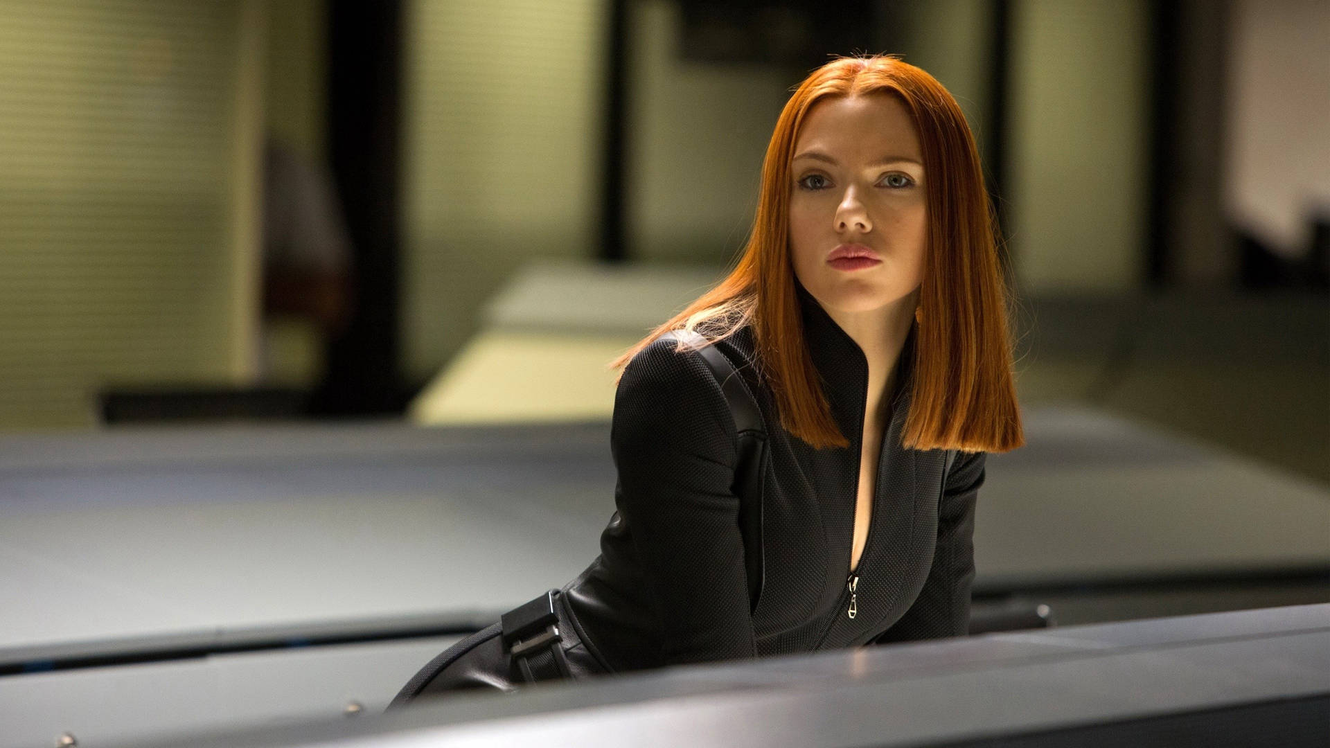 Scarlett Johansson In Her Iconic Role As Black Widow