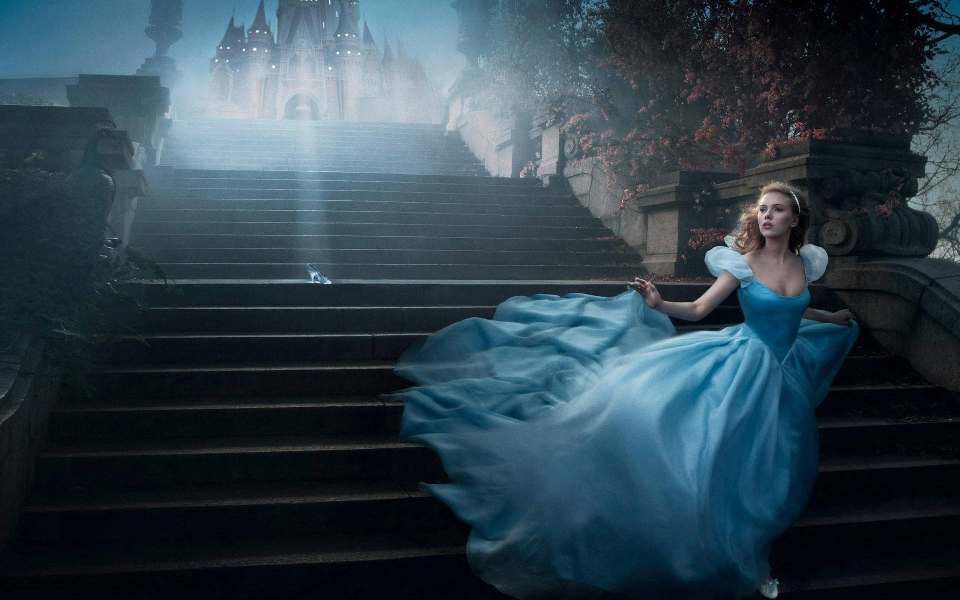 Scarlett Johansson In The Cinderella Remake Background