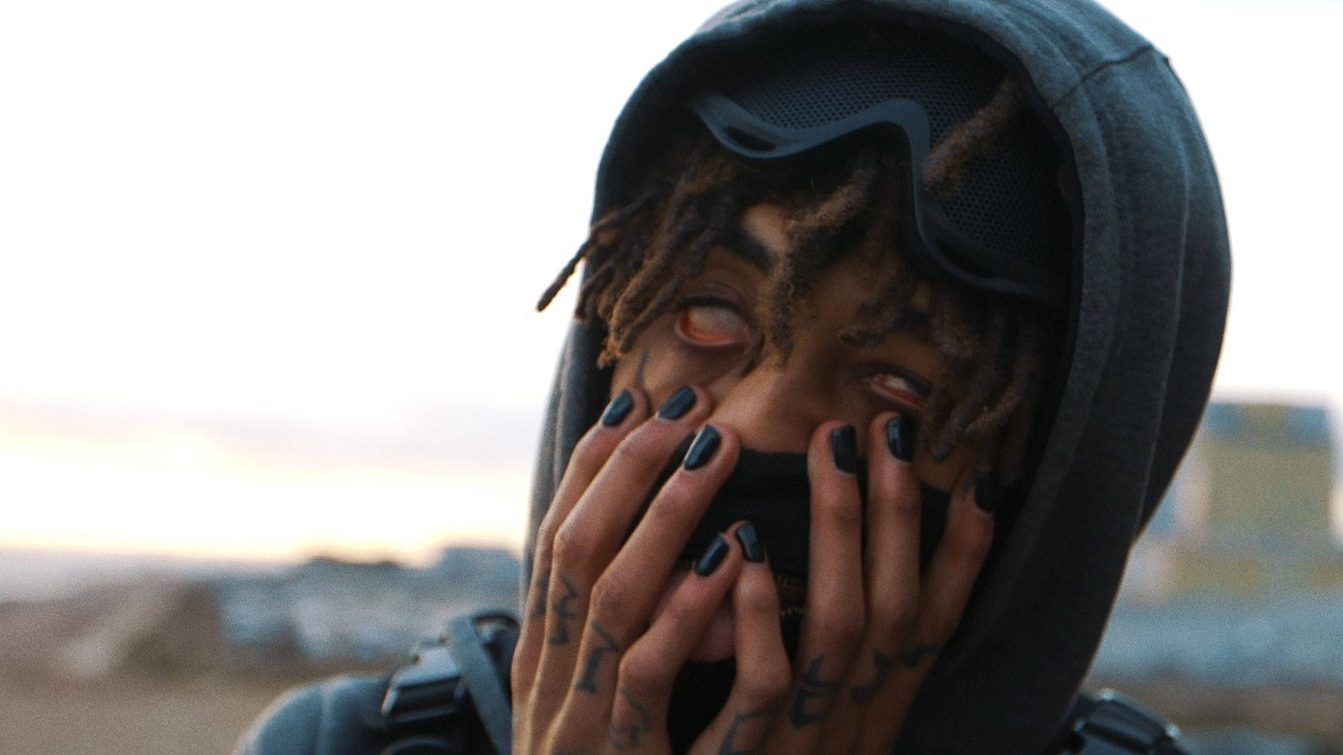 Scarlxrd Eyes Rolled Back Background