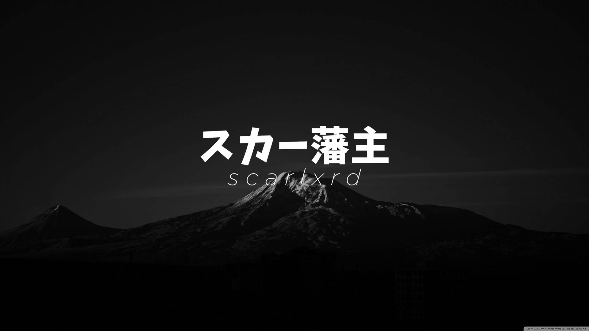Scarlxrd Mount Fuji Background
