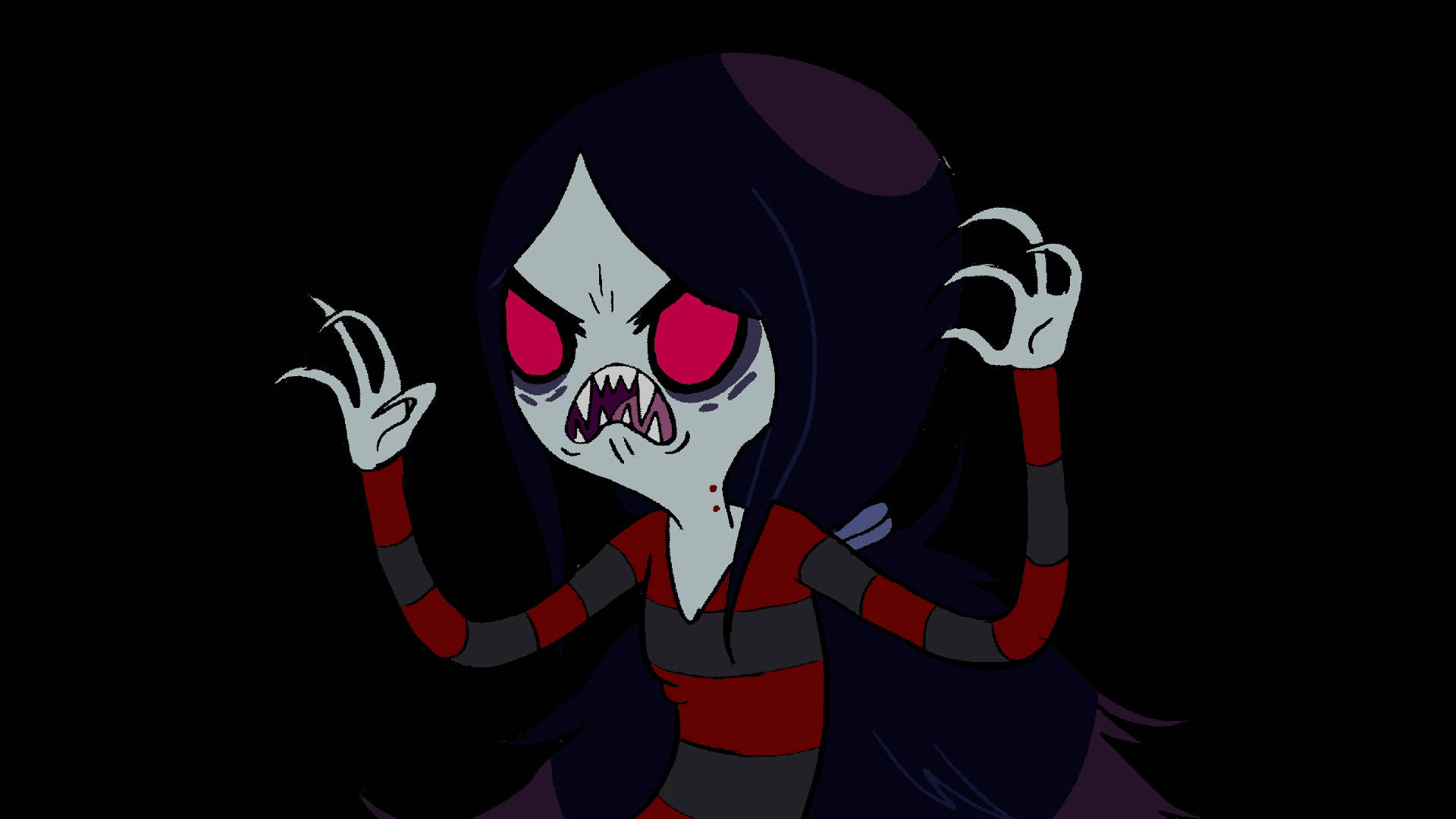 Scary Angry Vampire Queen Marceline Background