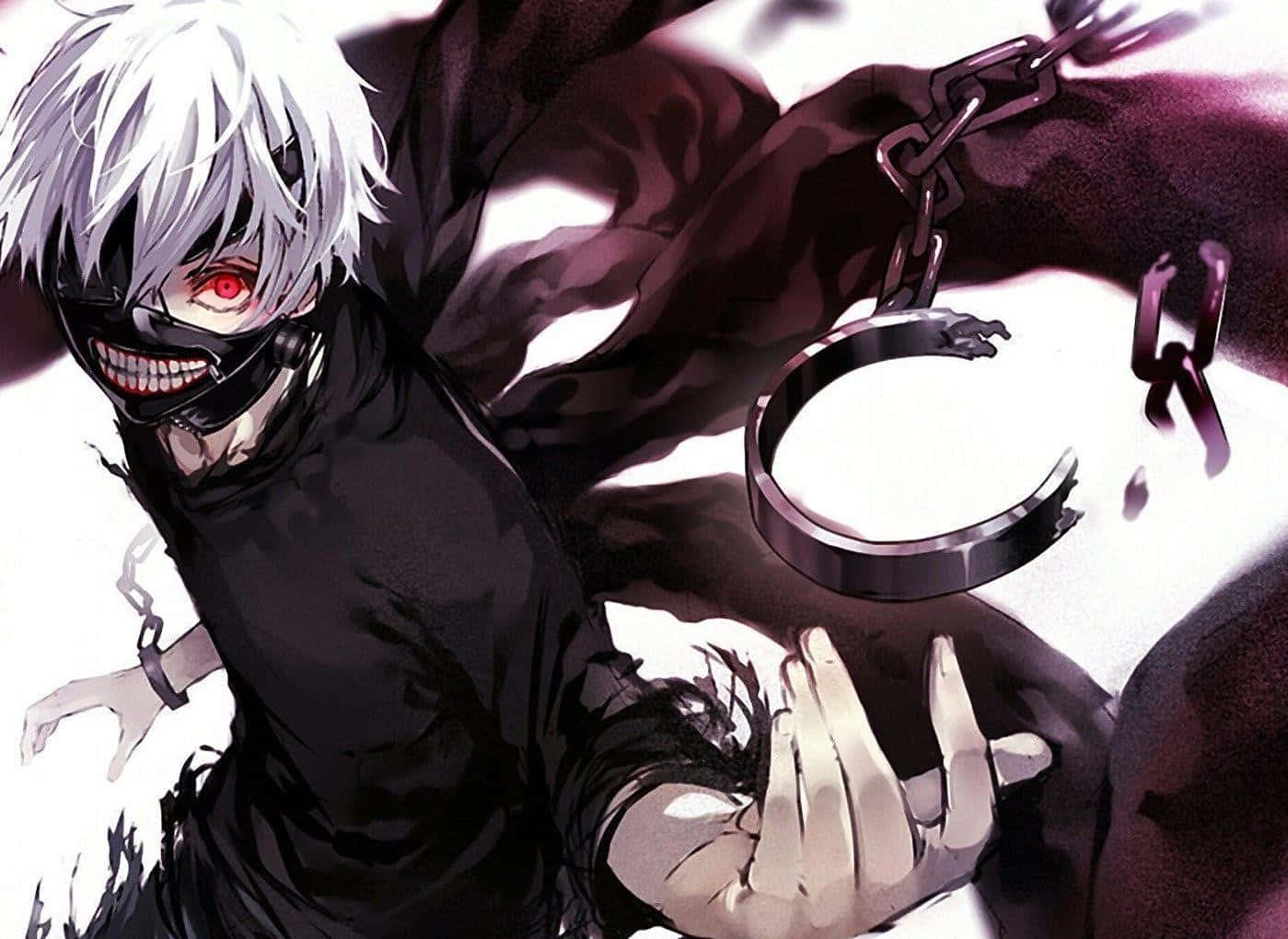 Scary Anime Kaneki Releases Hand From Chain