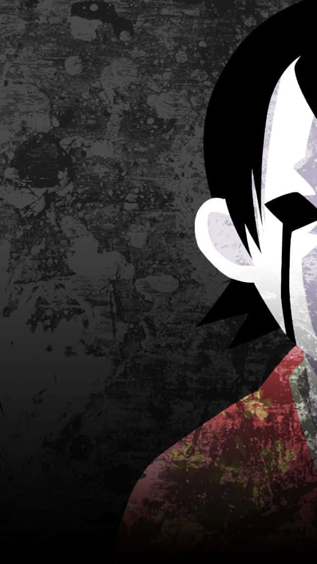 Scary Anime Kid Cries Black Tears