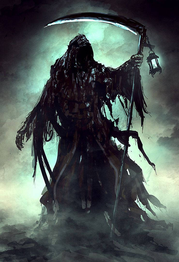 Scary Art Grim Reaper