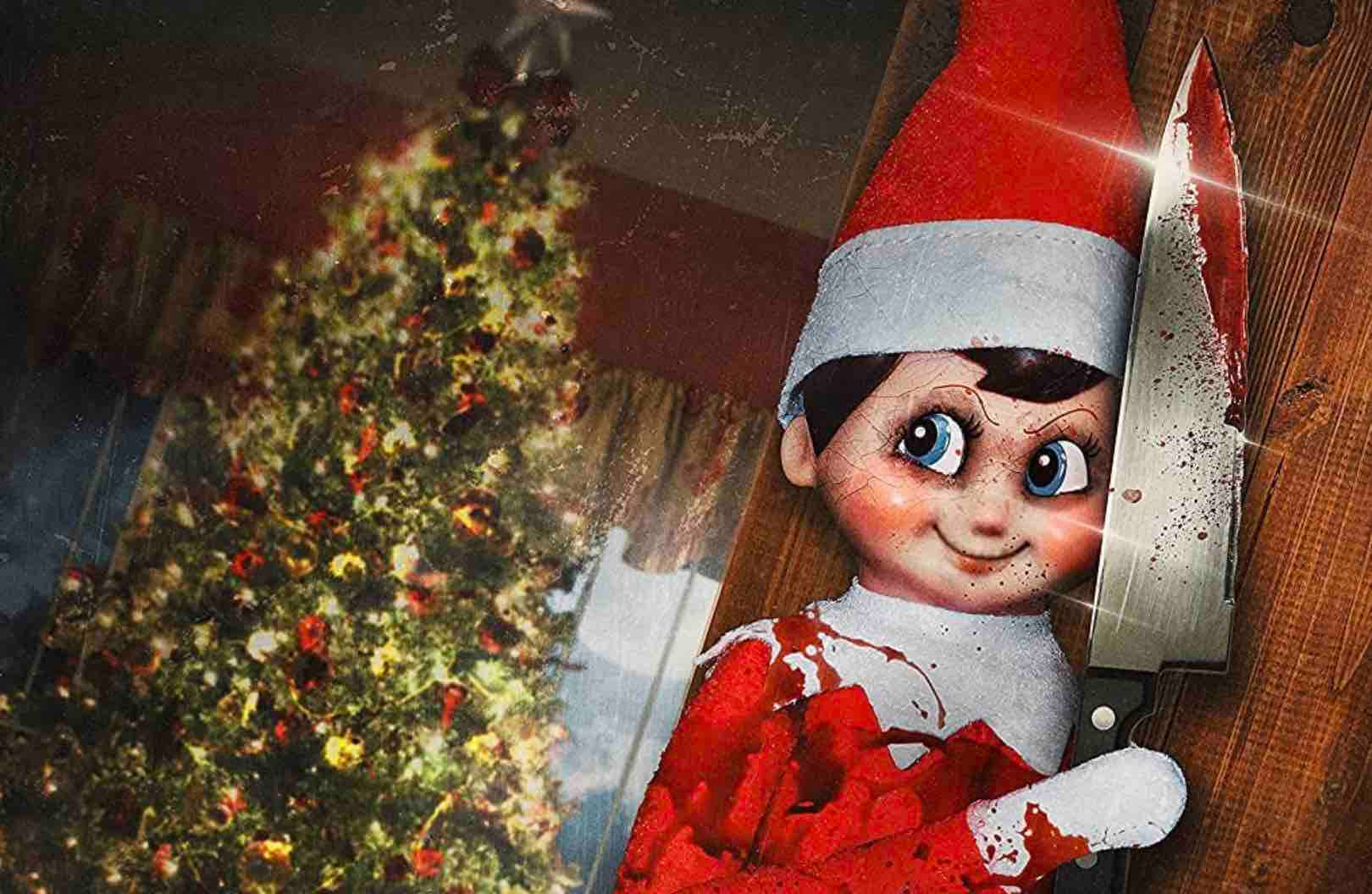 Scary Christmas With A Murderous Doll Background