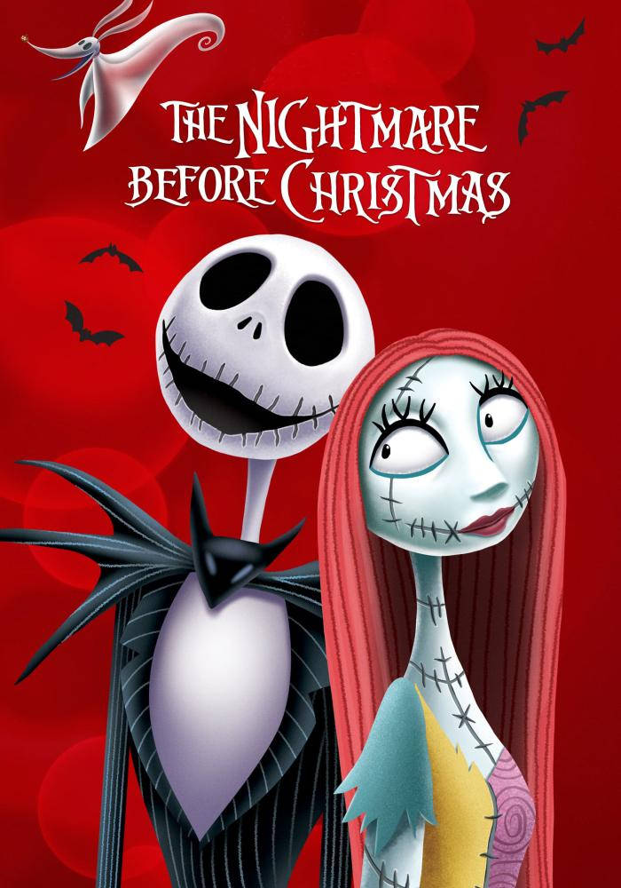 Scary Christmas With Jack And Sally Background