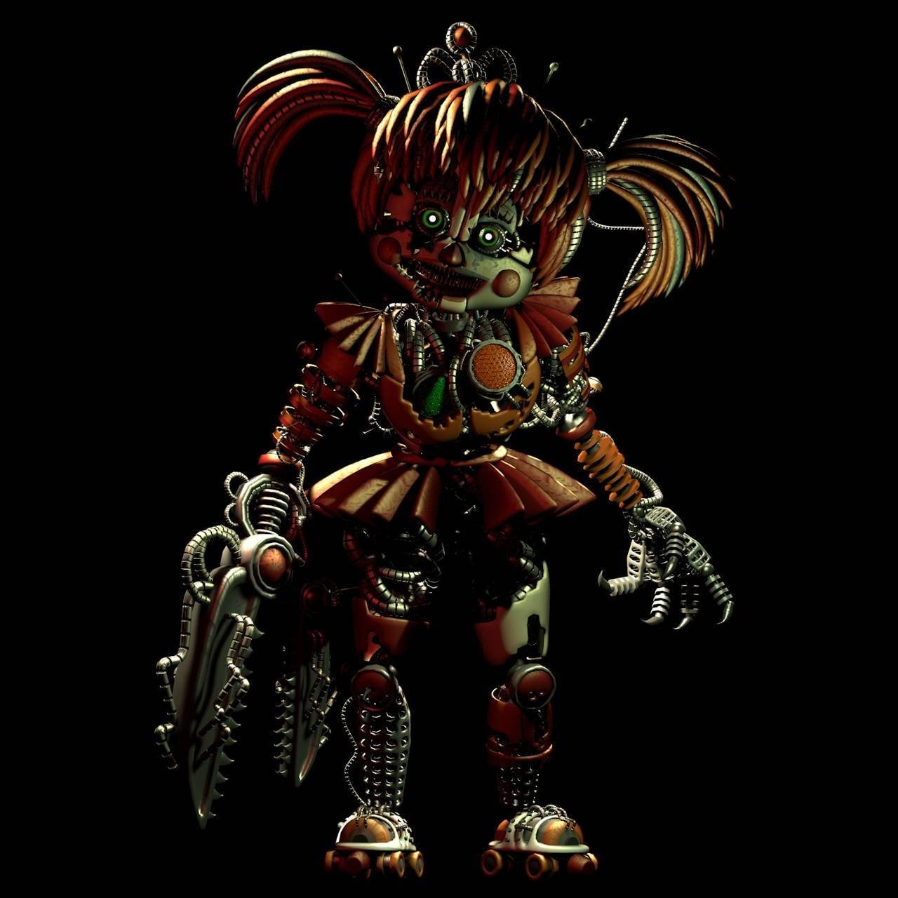 Scary Circus Baby Skeleton
