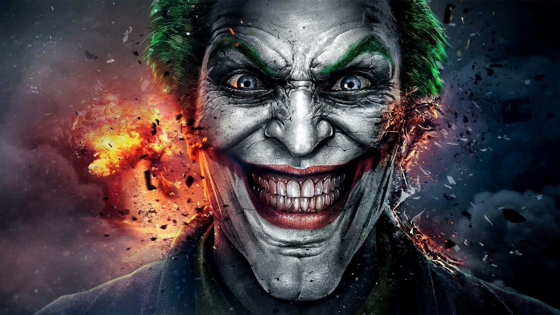 Scary Dangerous Joker Disaster Intense Background