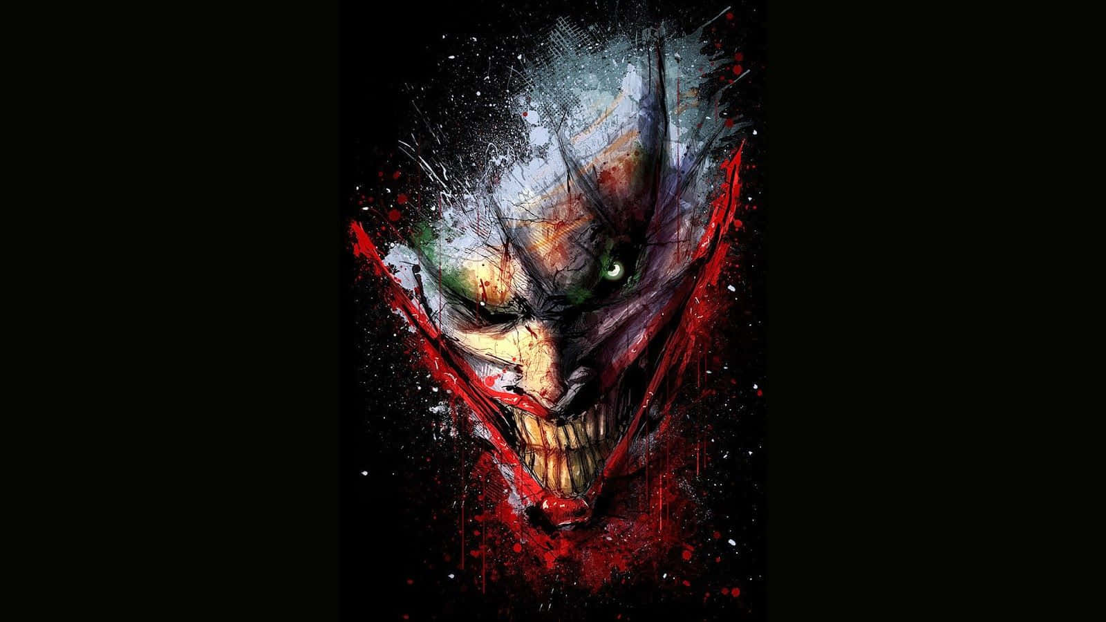 Scary Dangerous Joker Galaxy Edit Background