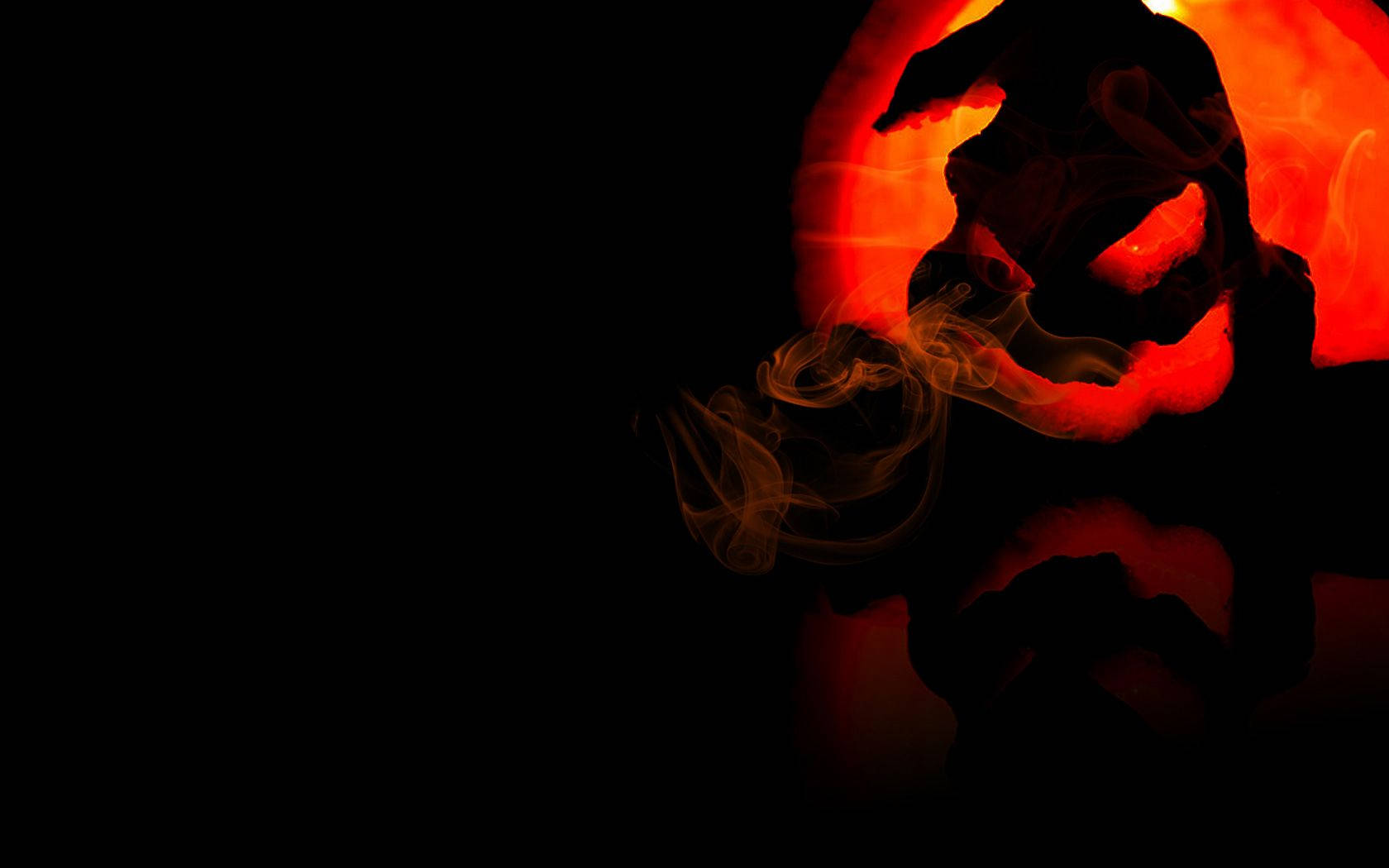 Scary Halloween Black Ghost Background