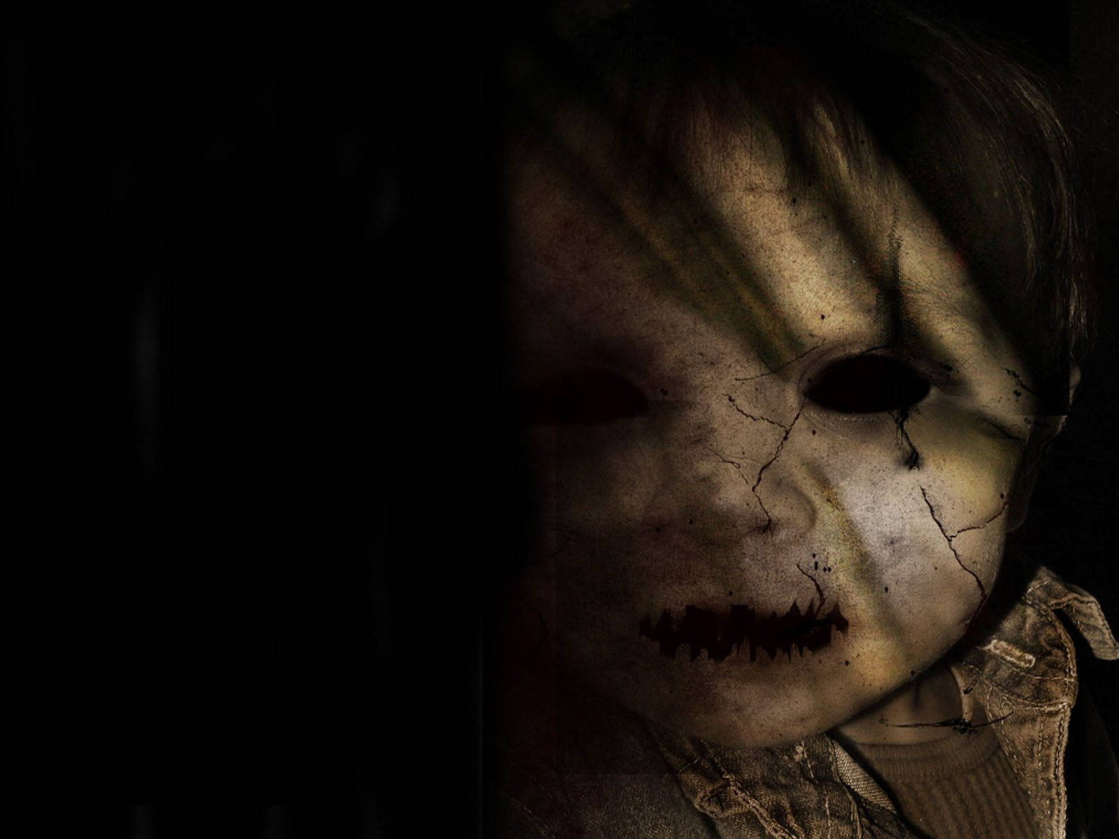Scary Halloween Doll Background