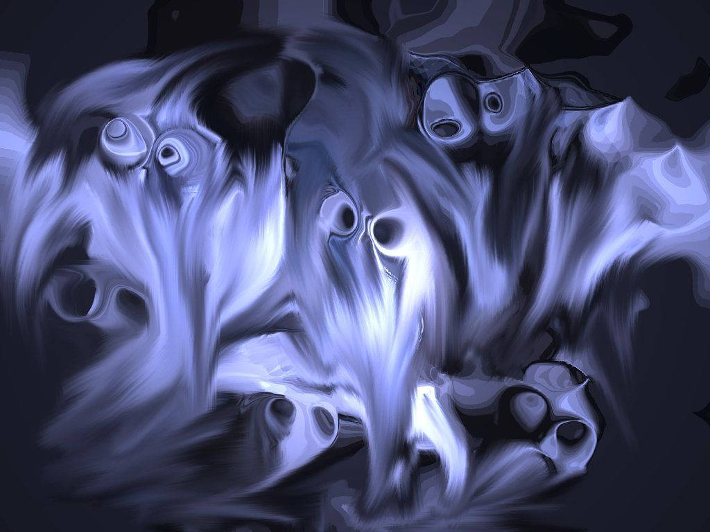Scary Halloween Ghosts Painting Background