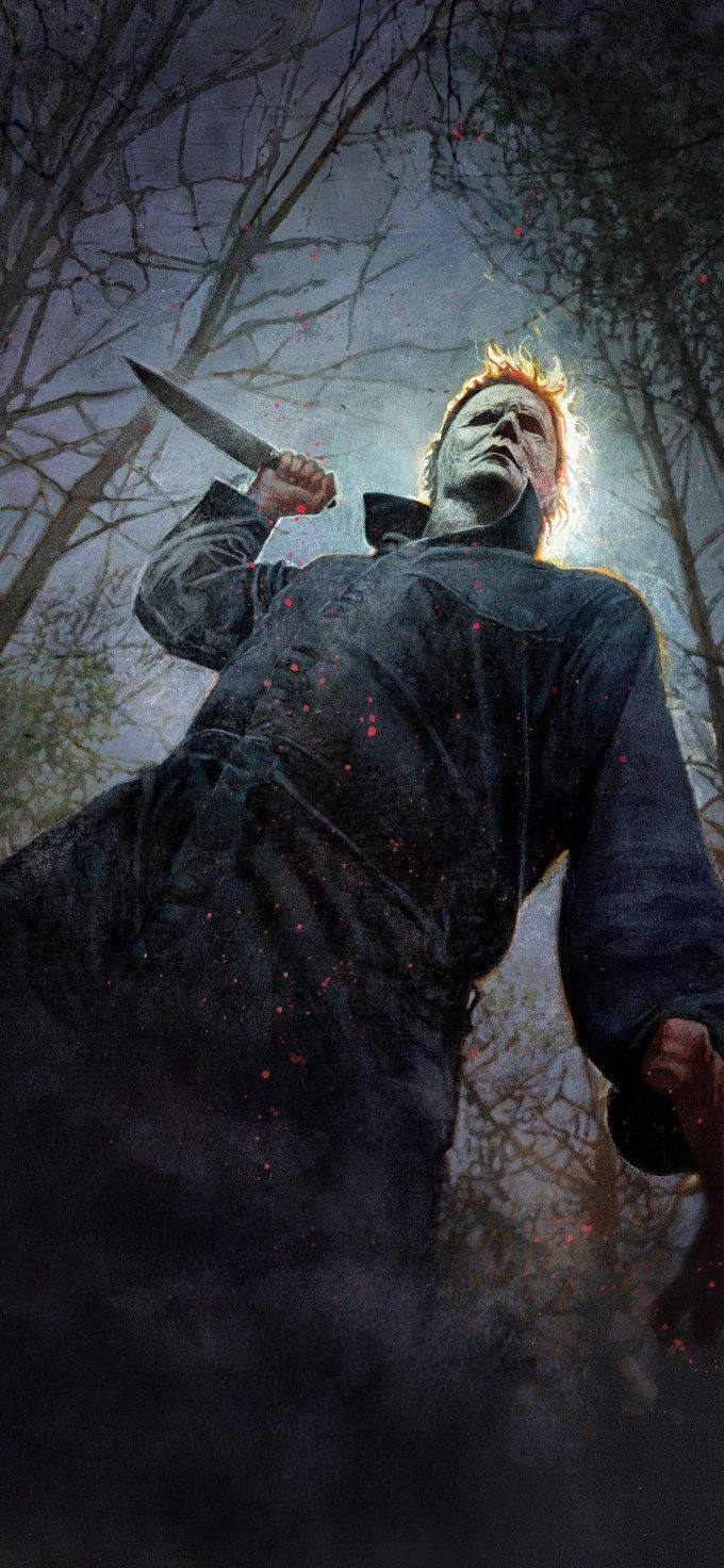 Scary Halloween Michael Myers Background