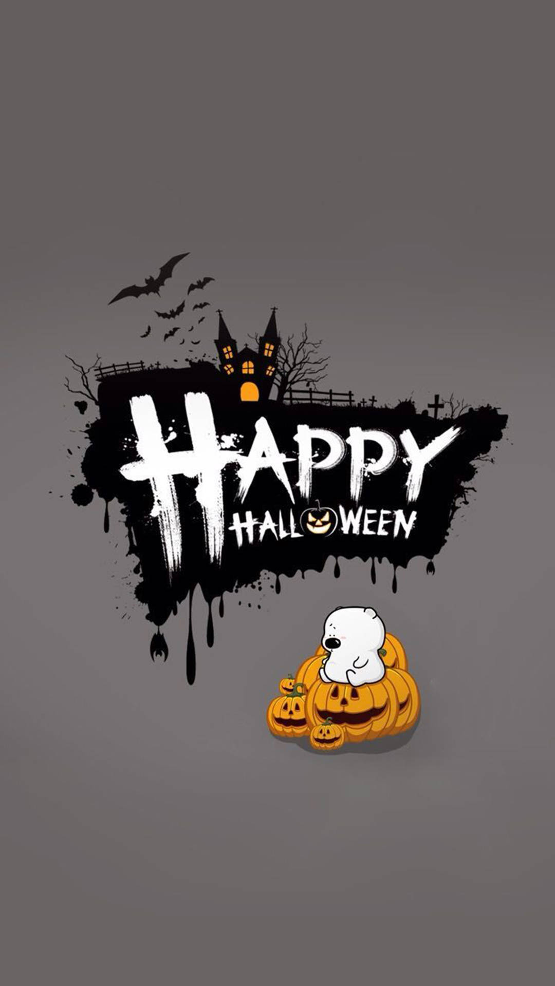 Scary Happy Halloween Iphone Background