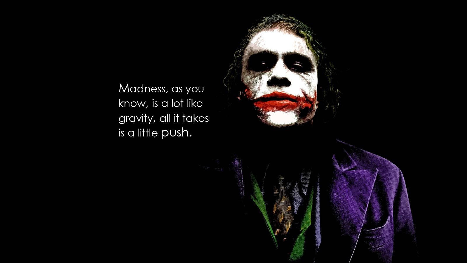 Scary Joker Quotes From Batman Background