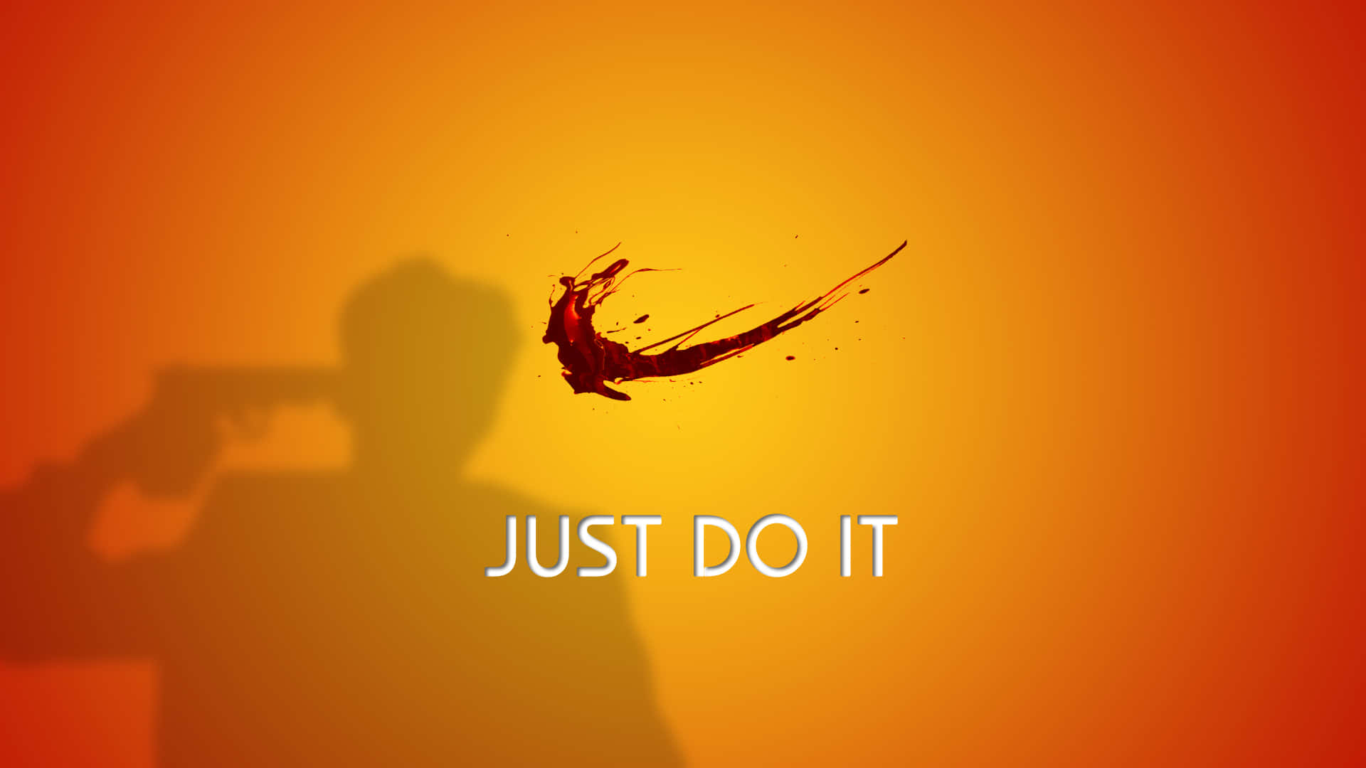 Scary Just Do It Background