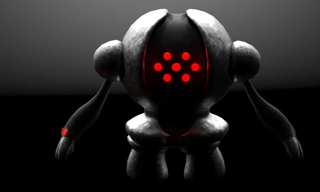 Scary Registeel Black Background Background