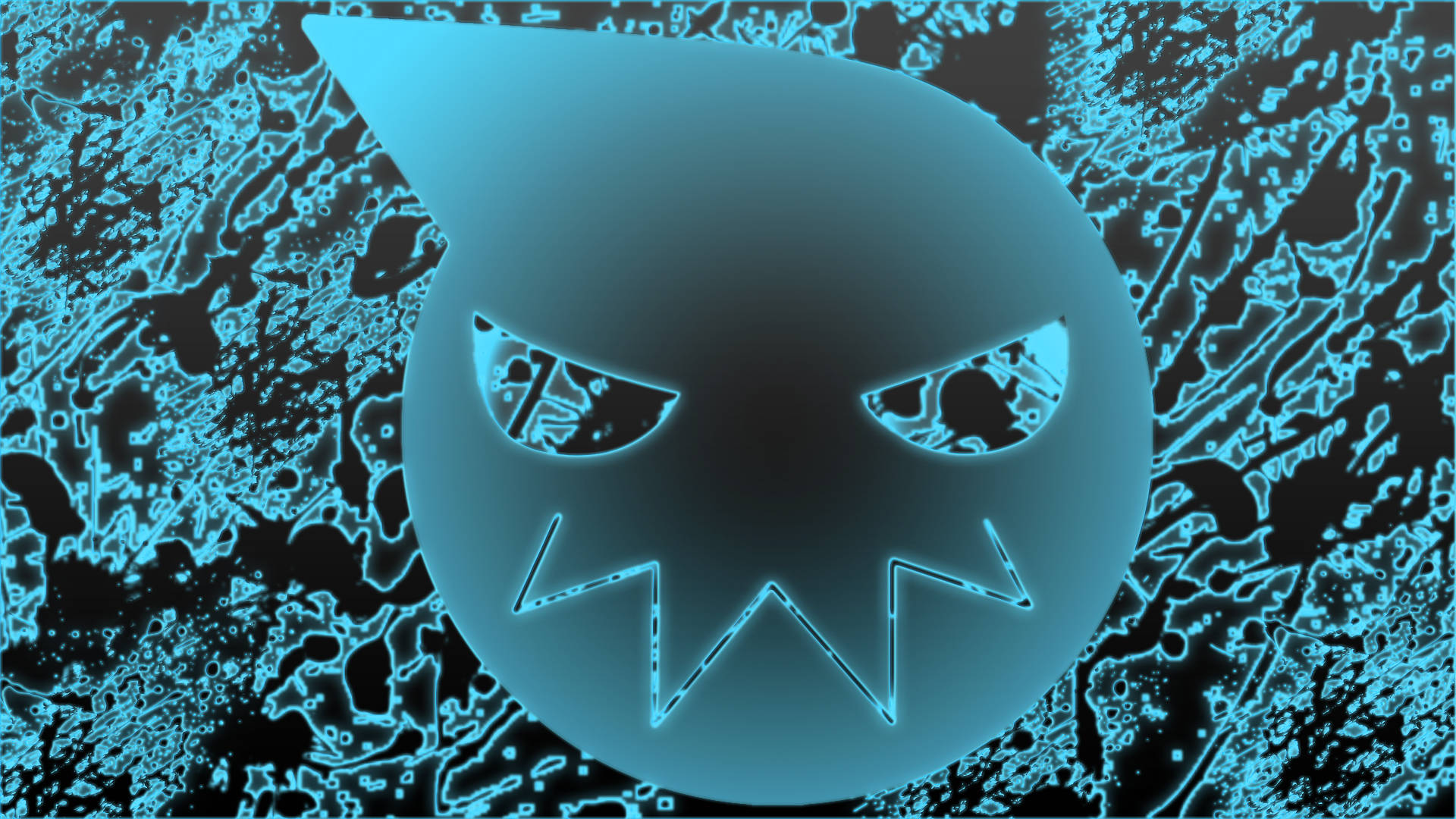 Scary Soul Eater Face Background