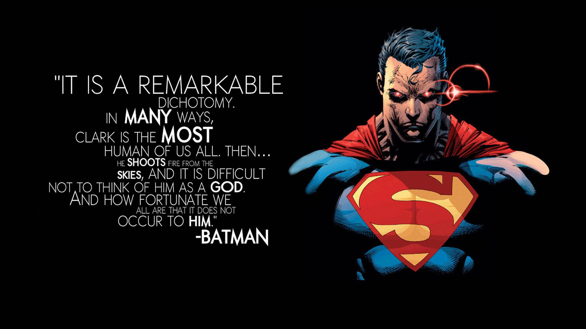 Scary Superman Quotes From Batman Background