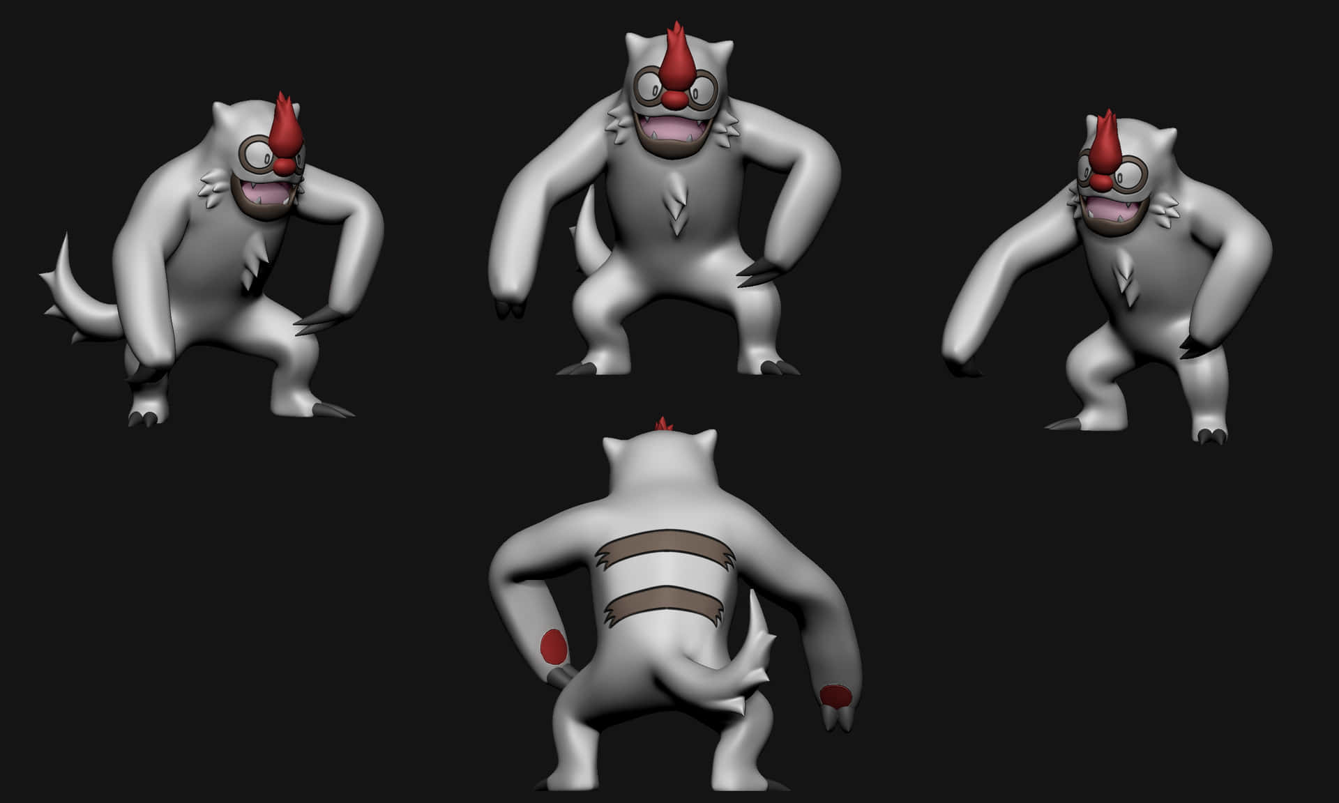 Scary Vigoroth 3d Background