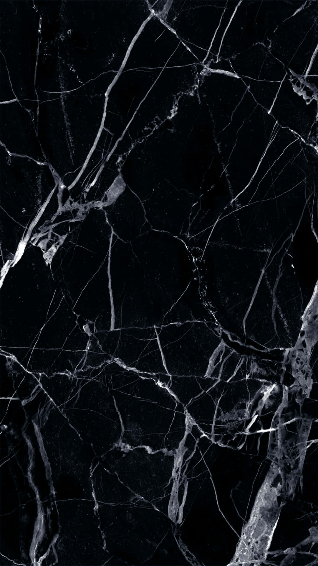 Scattered Veining Pattern For Black And White Marble Background