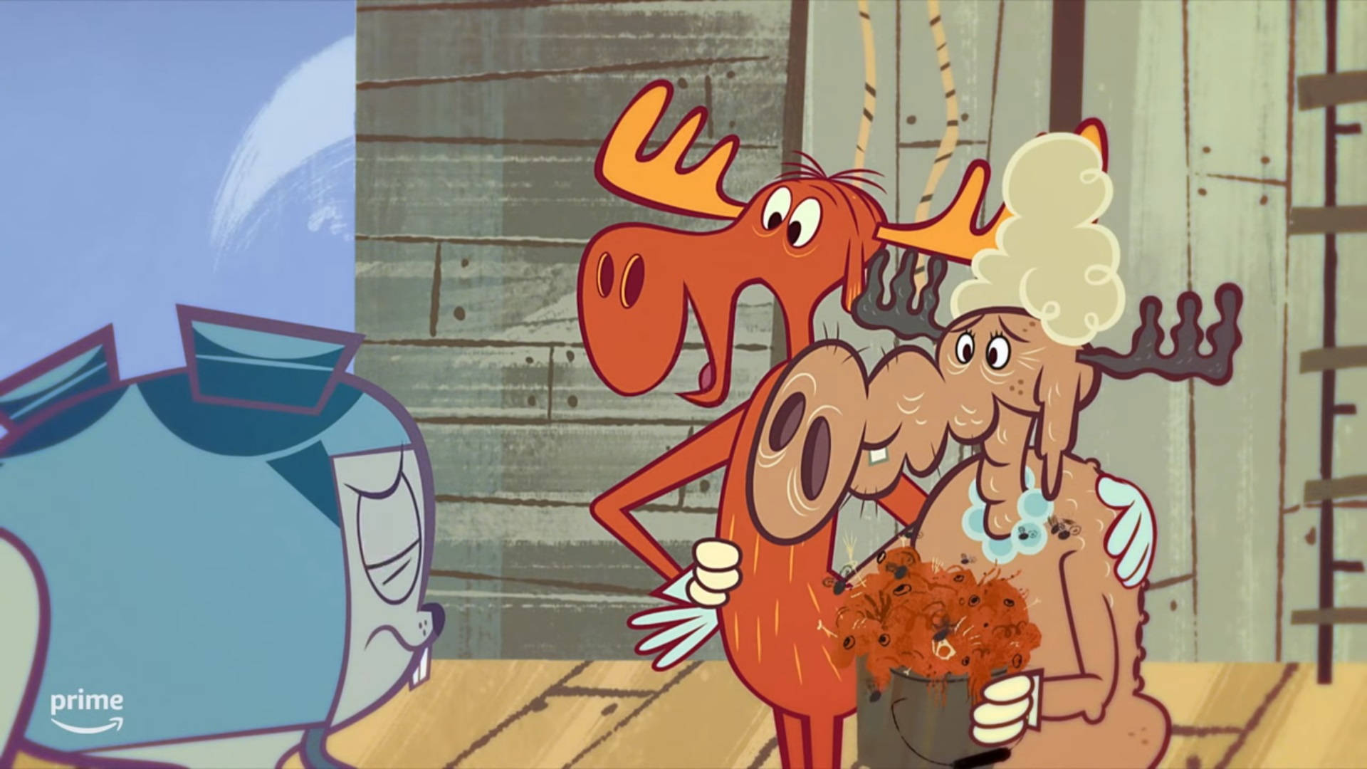 Scene From Rocky And Bullwinkle Background