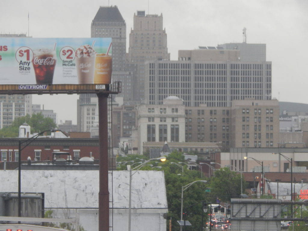 Scenic Daytime View Of Newark Historic District Background