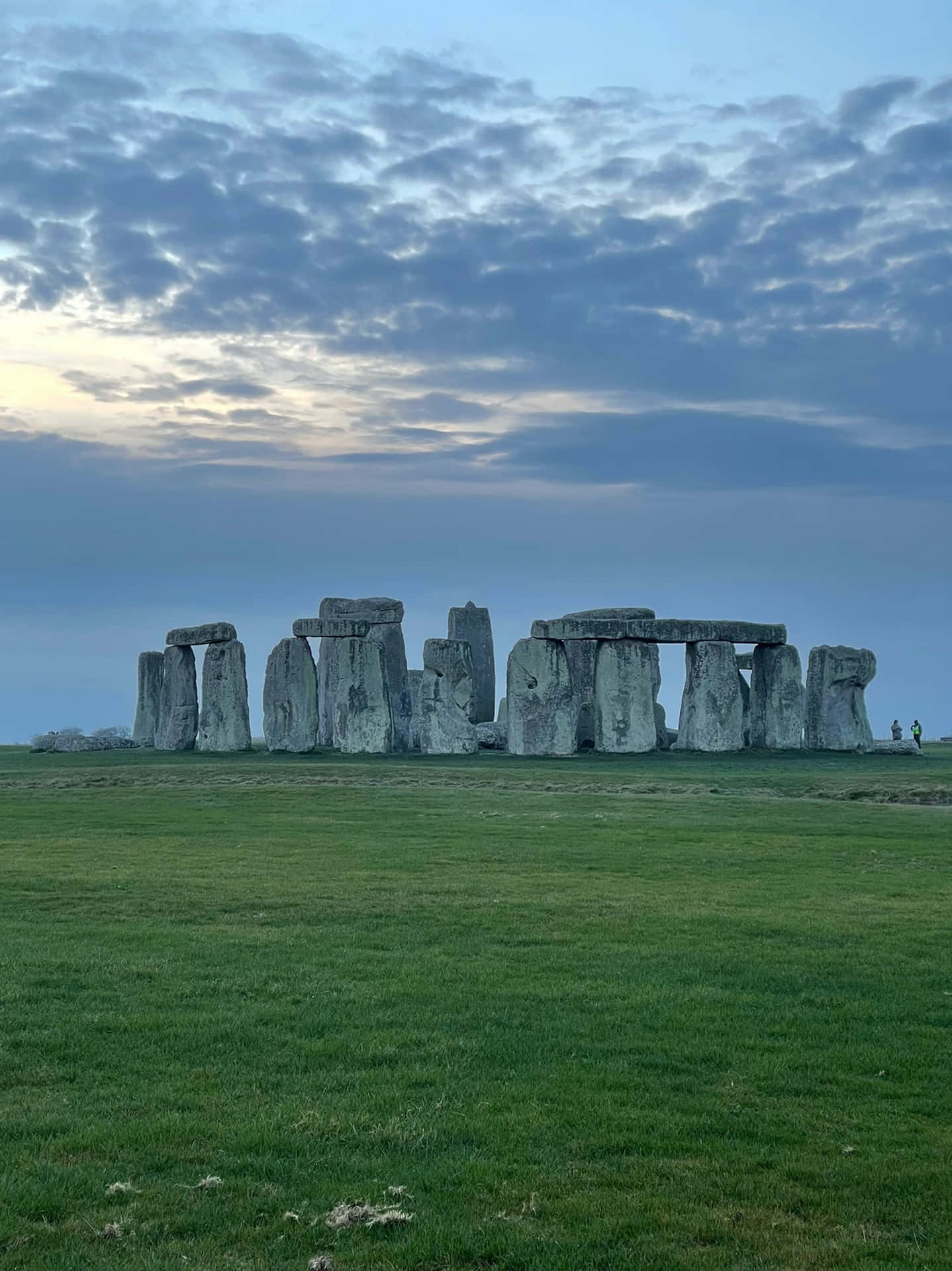 Scenic Stonehenge In England Background