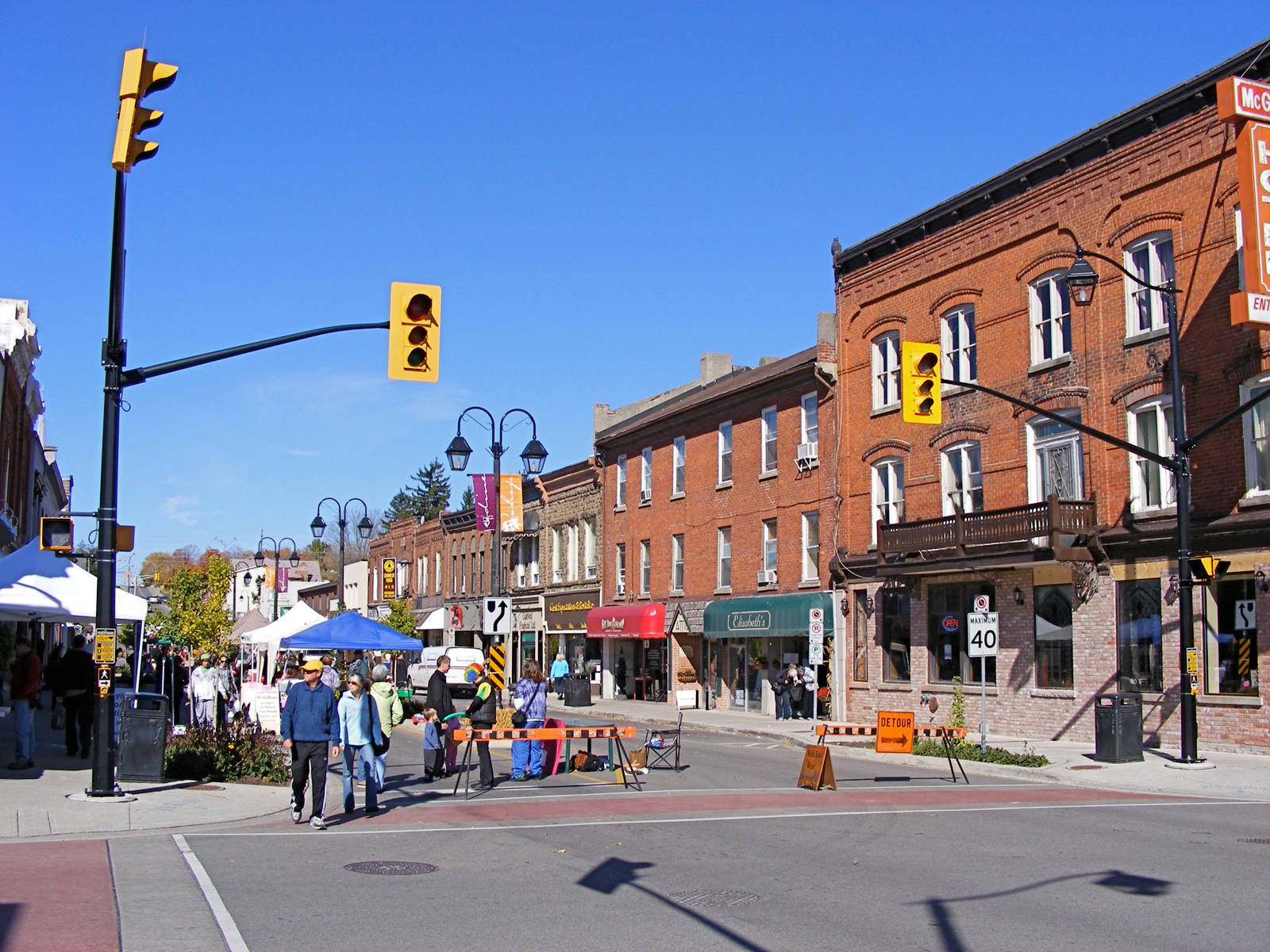 Scenic View Of Charming Georgetown Streets