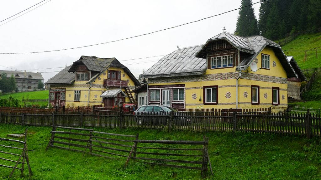 Scenic View Of Ciocanesti Village, Romania