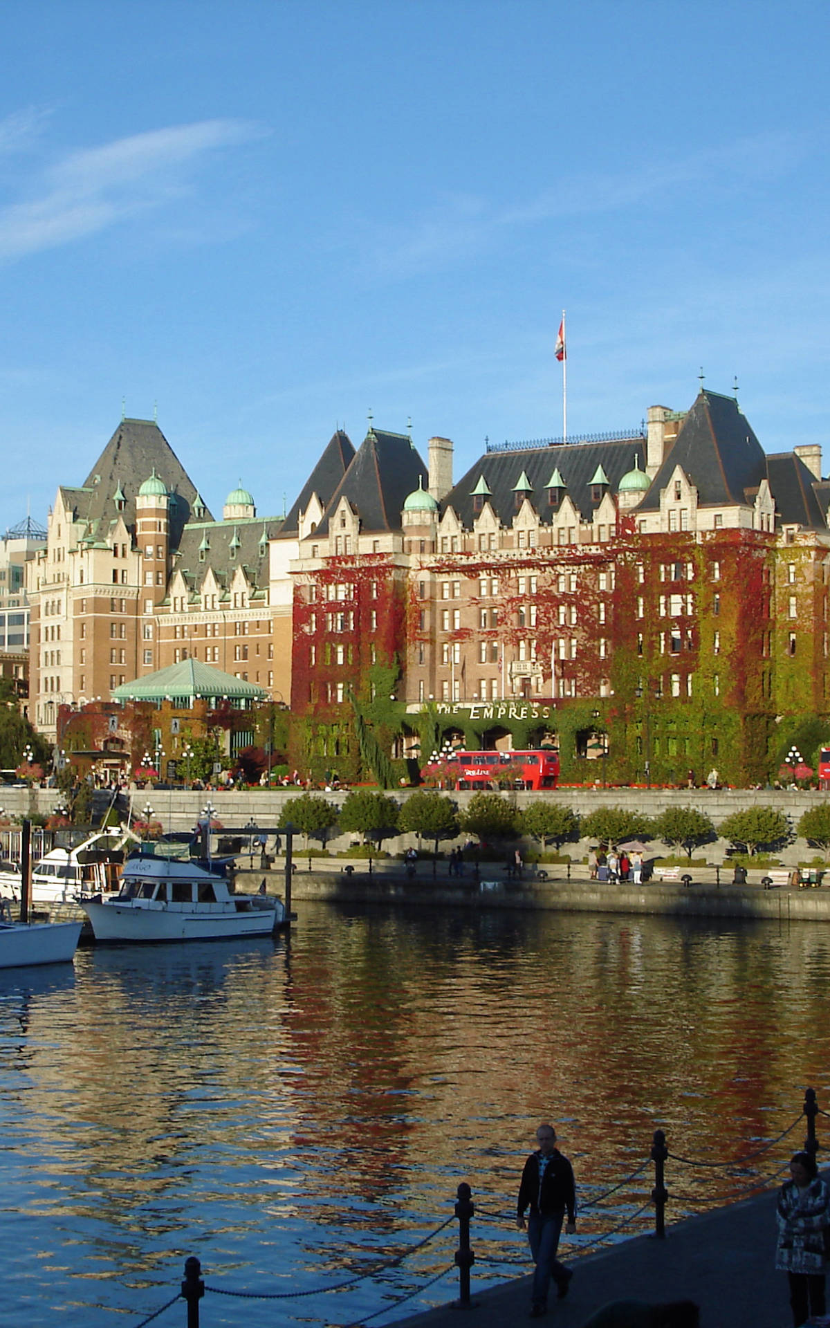 Scenic View Of Victoria Harbour In Canada