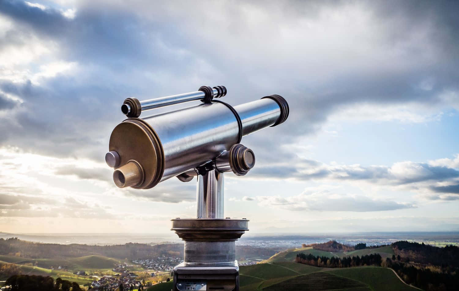 Scenic Viewpoint Telescope Background