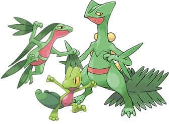 Sceptile Evolution Line Background